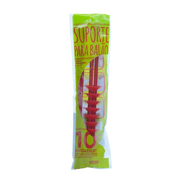 KIT-SUPORTE-BALAO-BONUS-VERMELHO-30CM