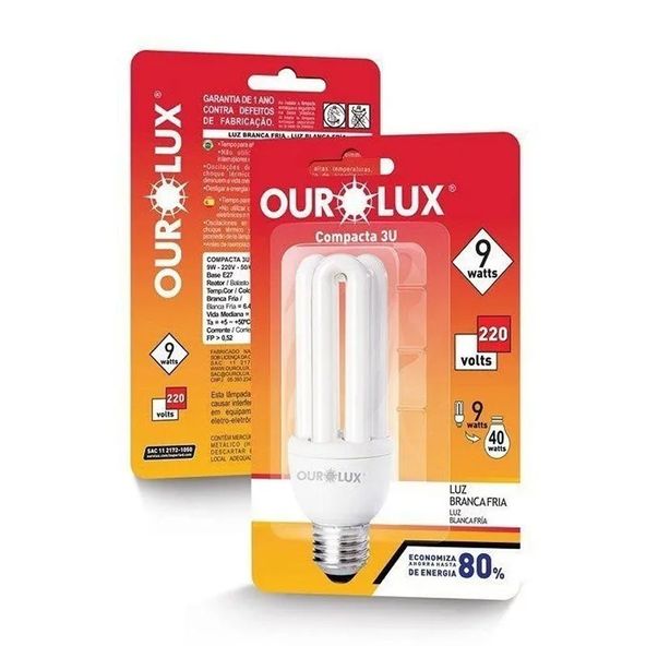 LAMP-ELET-3U-9W-220V-6400K