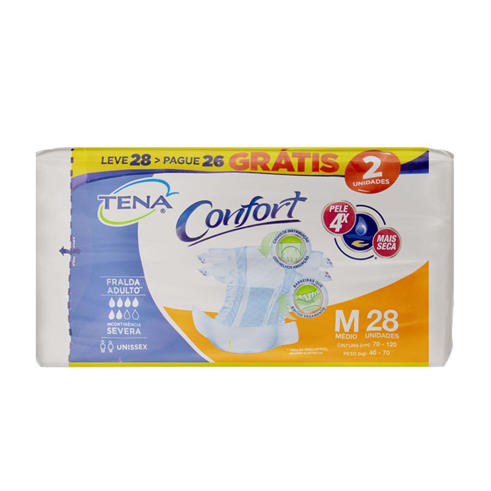 FRALDA-DESC-TENA-CONFORT-M-L28-P26UN