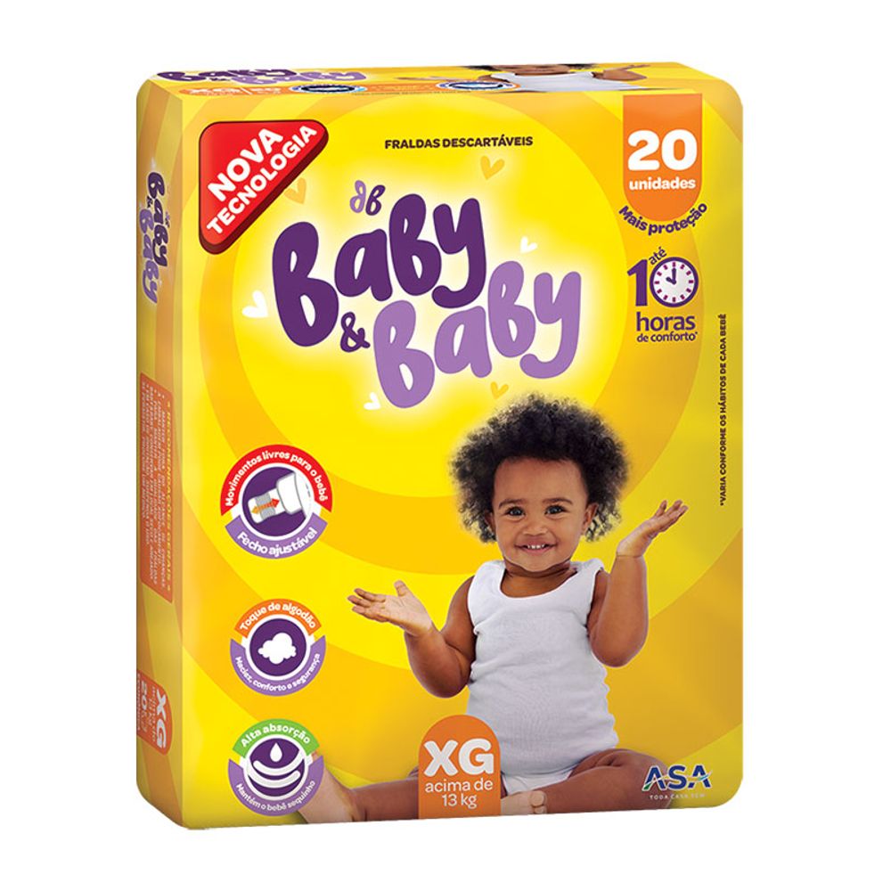 FRALDA-BABY-BABY-ECONOMICA-XG-1X20UN