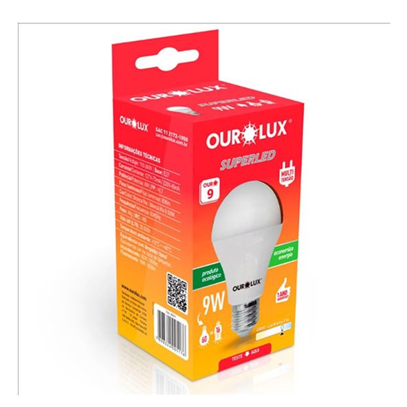 LAMP-SUPERLED-OURO-9W-BIV-6500K