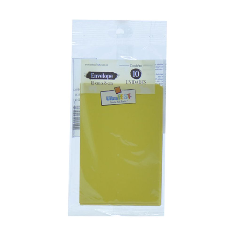 ENVELOPE-ULTRAFEST-12X8CM-AM-10UN
