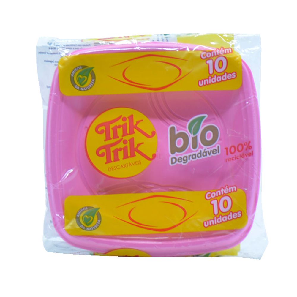 PRATO-QUADR-BIODEGRAD-TRIK-15CM-ROSA