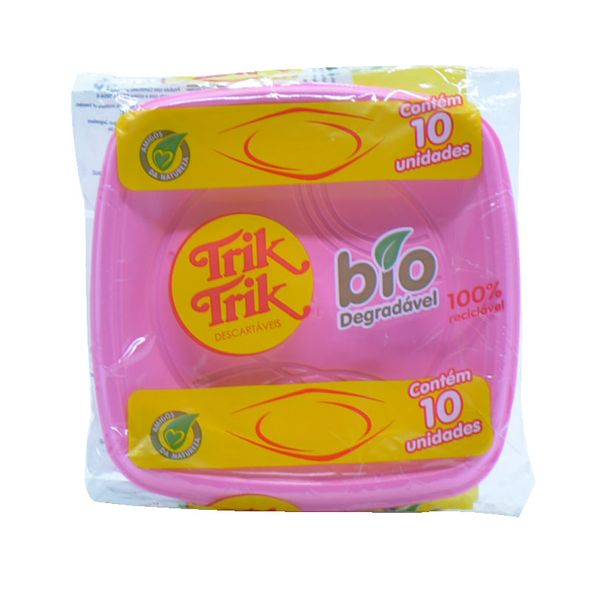 PRATO-QUADR-BIODEGRAD-TRIK-15CM-ROSA