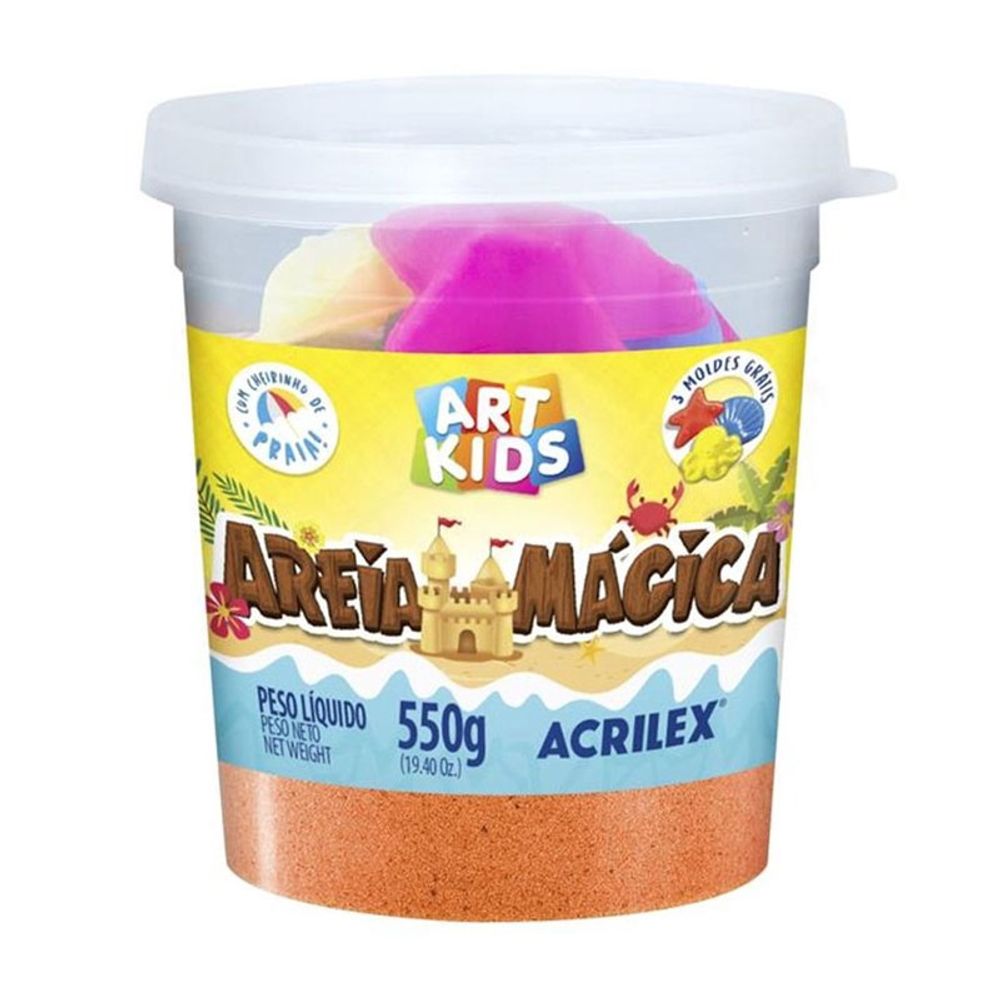 AREIA-MAGICA-ACRILEX-LARANJA-550G