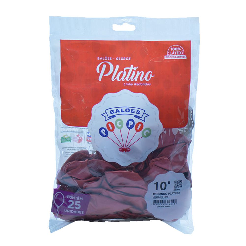 BALAO-PIC-PIC-10-PLATINO-RED-VERMELHO