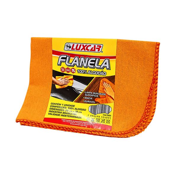 FLANELA--28X38CM-LUXCAR-UND