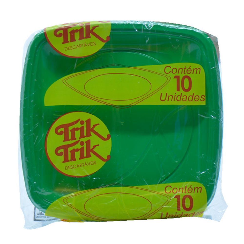 PRATO-QUADR-TRIK-P21-VERDE-ESCURO