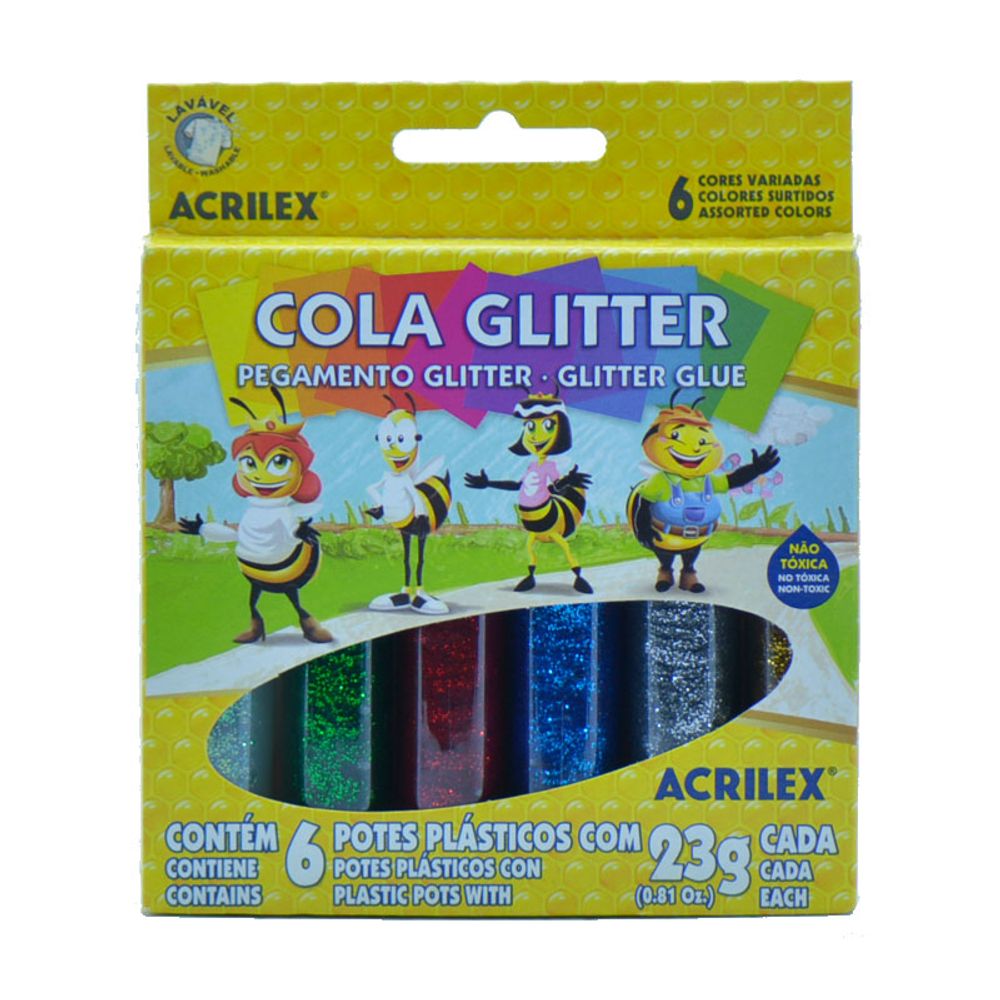 COLA-GLITTER-ACRILEX-23G-6-CORES