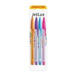 CANETA-ESFER-COR-JET-LUX-COMPAC-BL-1X4UN