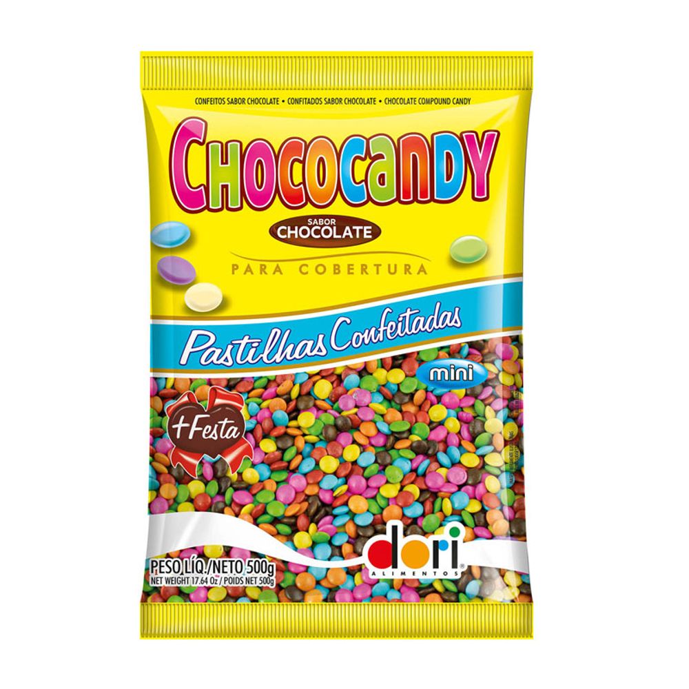 CHOCOCANDY-PASTILHA-CONF-COLORID-500G