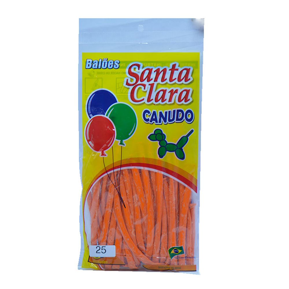 BALAO-ST-CLARA-CANUDO-C-25UN-LARANJA