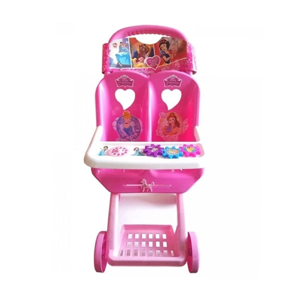 CARRO-DE-BONECA-DUPLO-PRINCESAS-LIDER