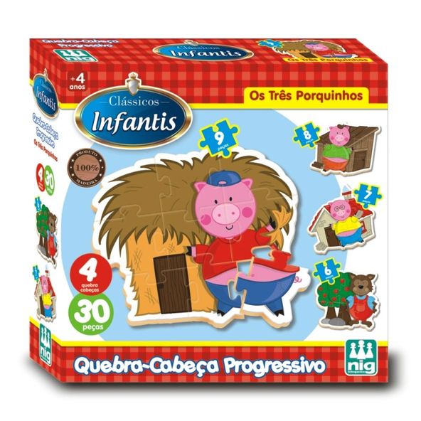 QUEBRA-CAB-PROGR-OS-TRES-PORQUINHOS-30PC