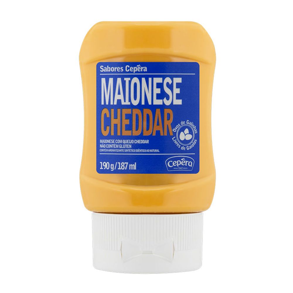 MAIONESE-QUEIJO-CHEDDAR-CEPERA-190G