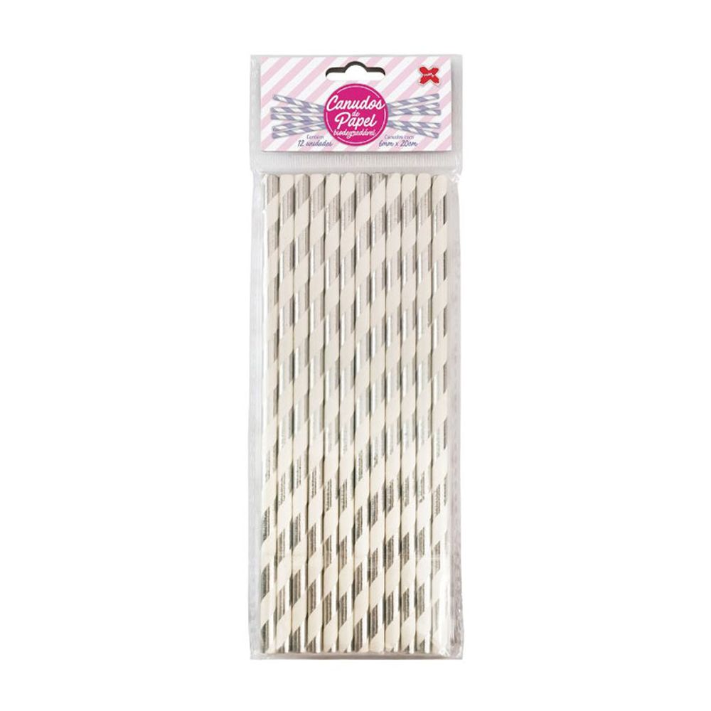 CANUDO-PAPEL-6X200MM-LIST-PRATA-MET-12UN
