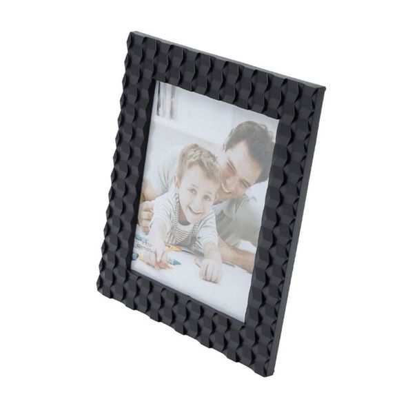 PORTA-RETRATO-PLAST-PRETO-13X18CM