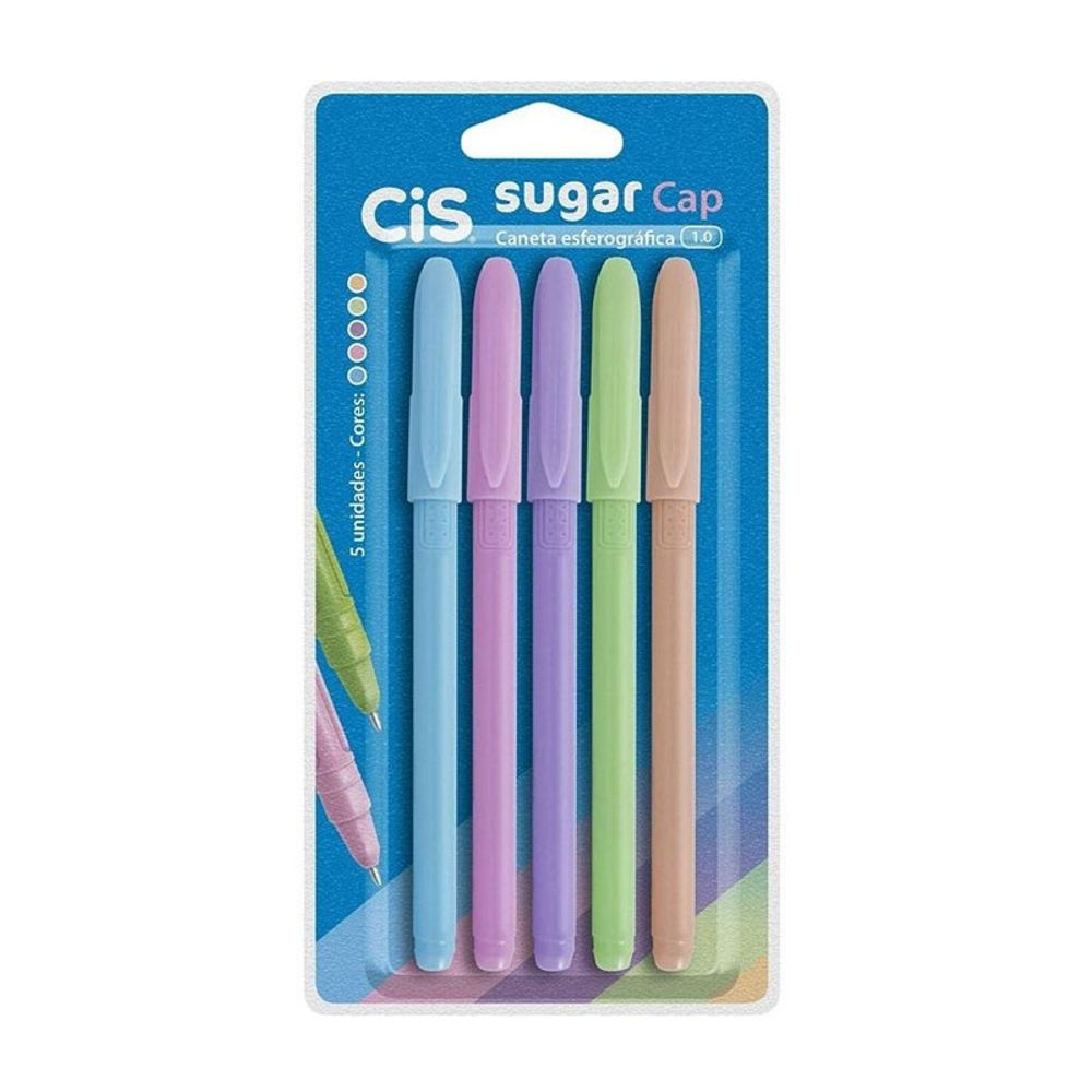 CANETA-ESFER-SORT-SUGAR-CAP-CIS-5UN