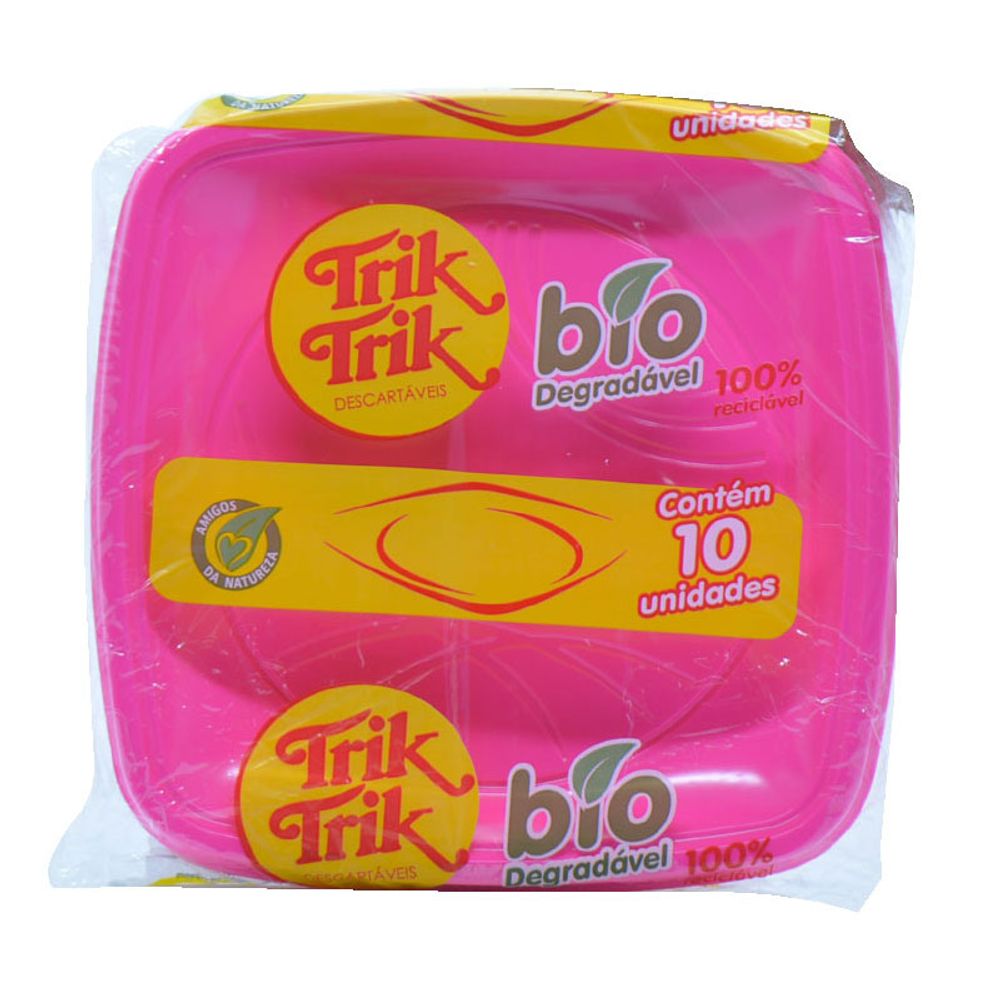 PRATO-QUADR-BIODEGRAD-TRIK-15CM-PINK