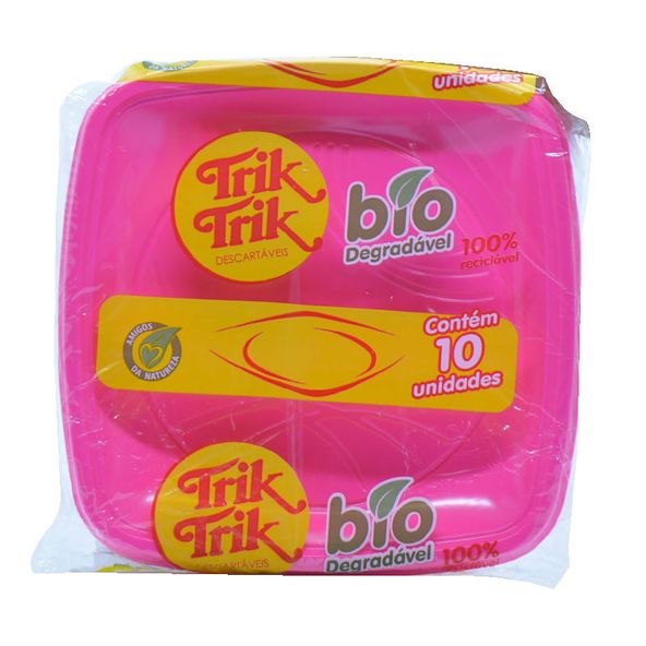 PRATO-QUADR-BIODEGRAD-TRIK-15CM-PINK