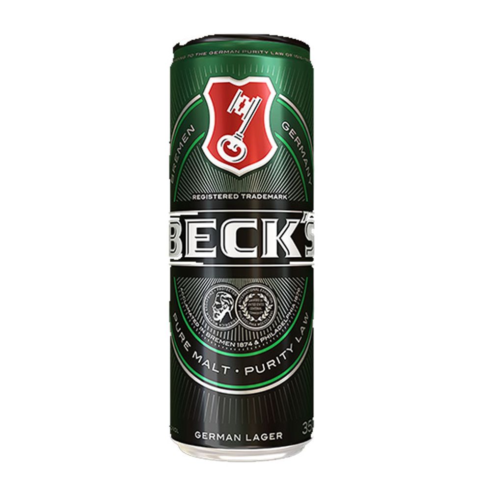 CERV-BECKS-N-LT-SLEEK-350ML