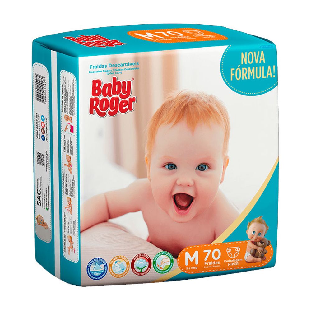 FRALDA-BABY-ROGER-HIPER-70UN-M