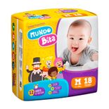 FRALDA-MUNDO-BITA-JUMBINHO-M-1X18UN