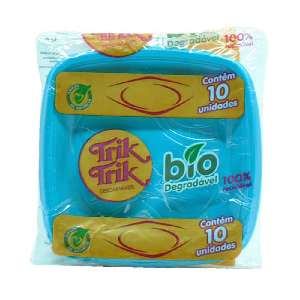 PRATO-QUADR-BIODEGRAD-TRIK-15CM-AZUL-CL