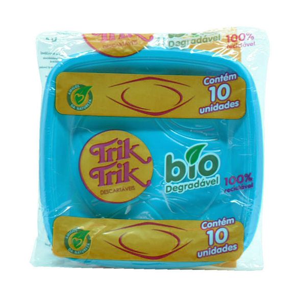 PRATO-QUADR-BIODEGRAD-TRIK-15CM-AZUL-CL