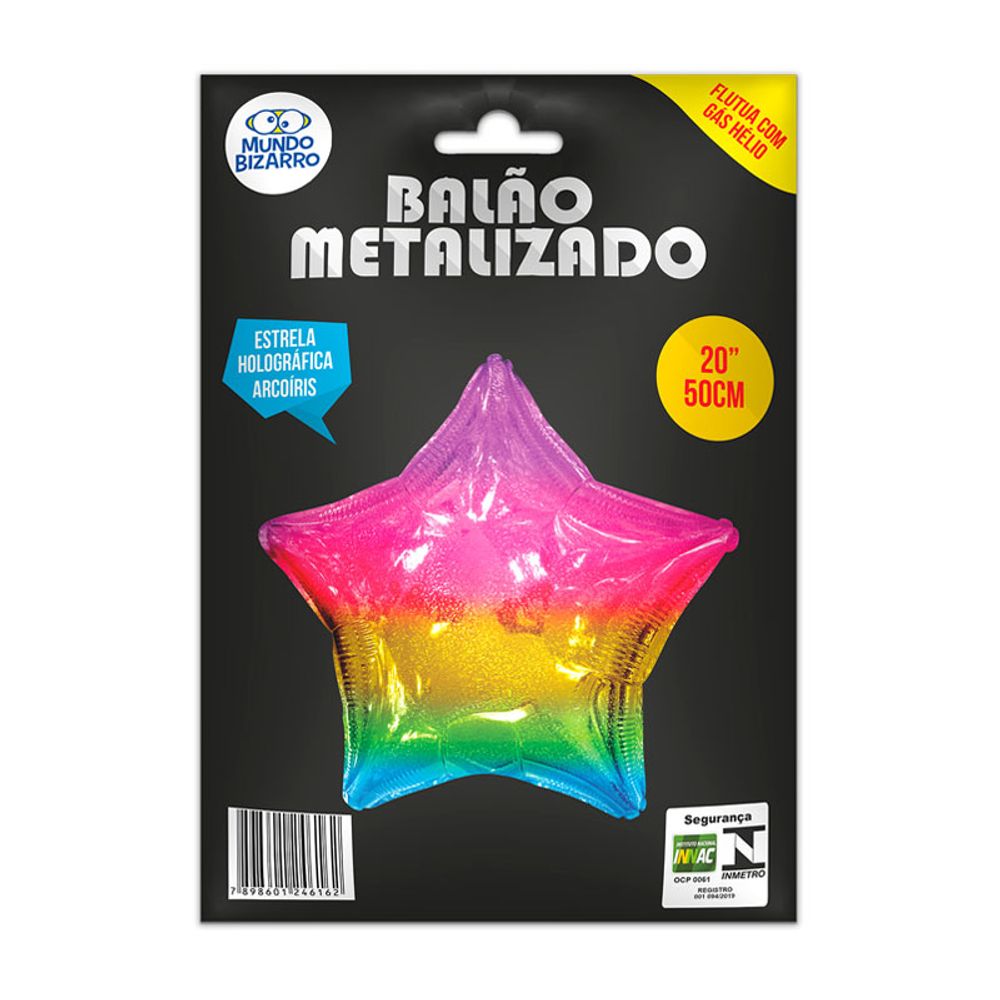 BALAO-METAL-20-MB-HOLOG-ESTRELA-ARC-IRIS