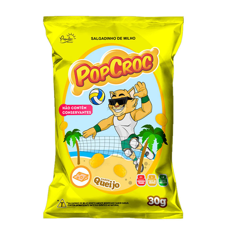 Salgadinho Popcroc Queijo 30g