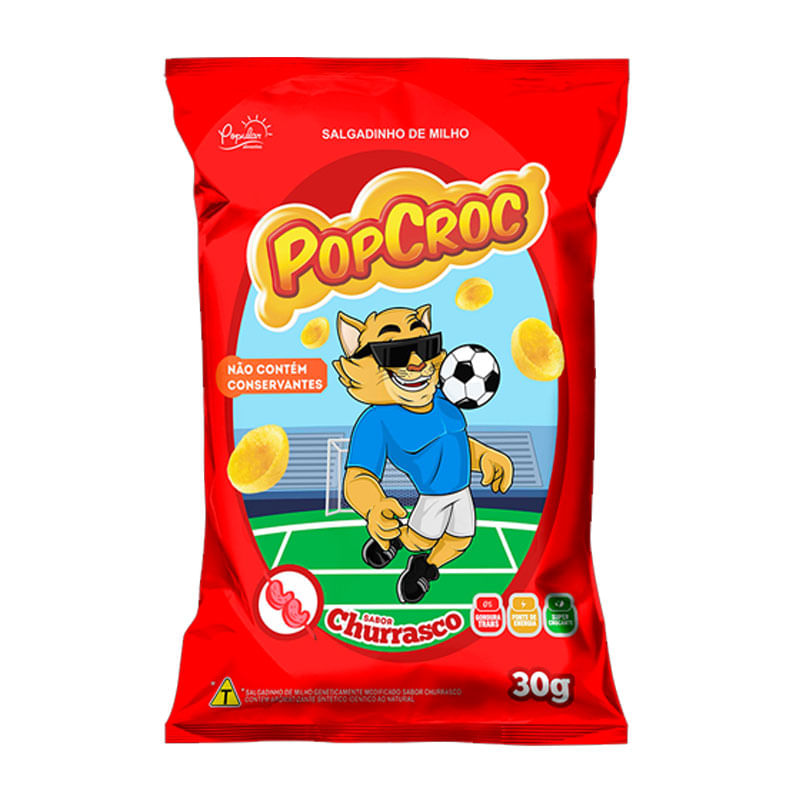 Salgadinho Popcroc Met Churrasco 30g