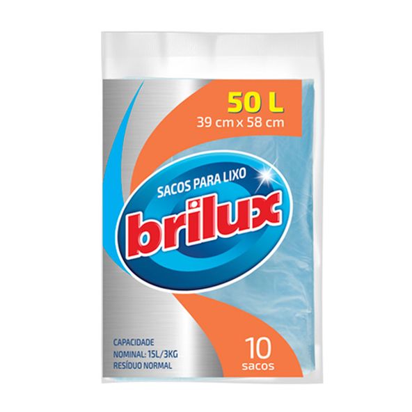 SACO-LIXO-BRILUX-50L