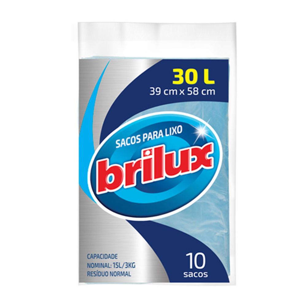 SACO-LIXO-BRILUX-30L