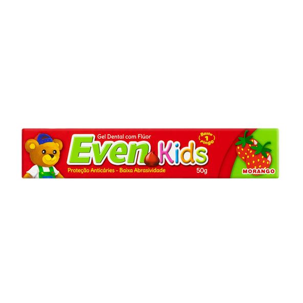 CR-DENT-EVEN-KIDENTS-MORANGO-50G
