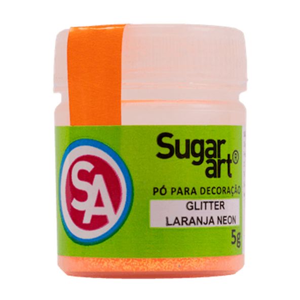 GLITTER-SUGAR-ART-LARANJA-NEON-5G
