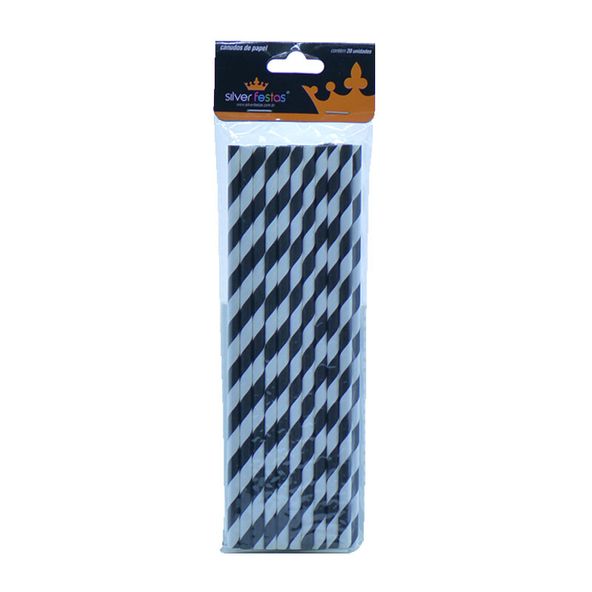 CANUDO-PAPEL-SILVER-LISTRADO-PRETO