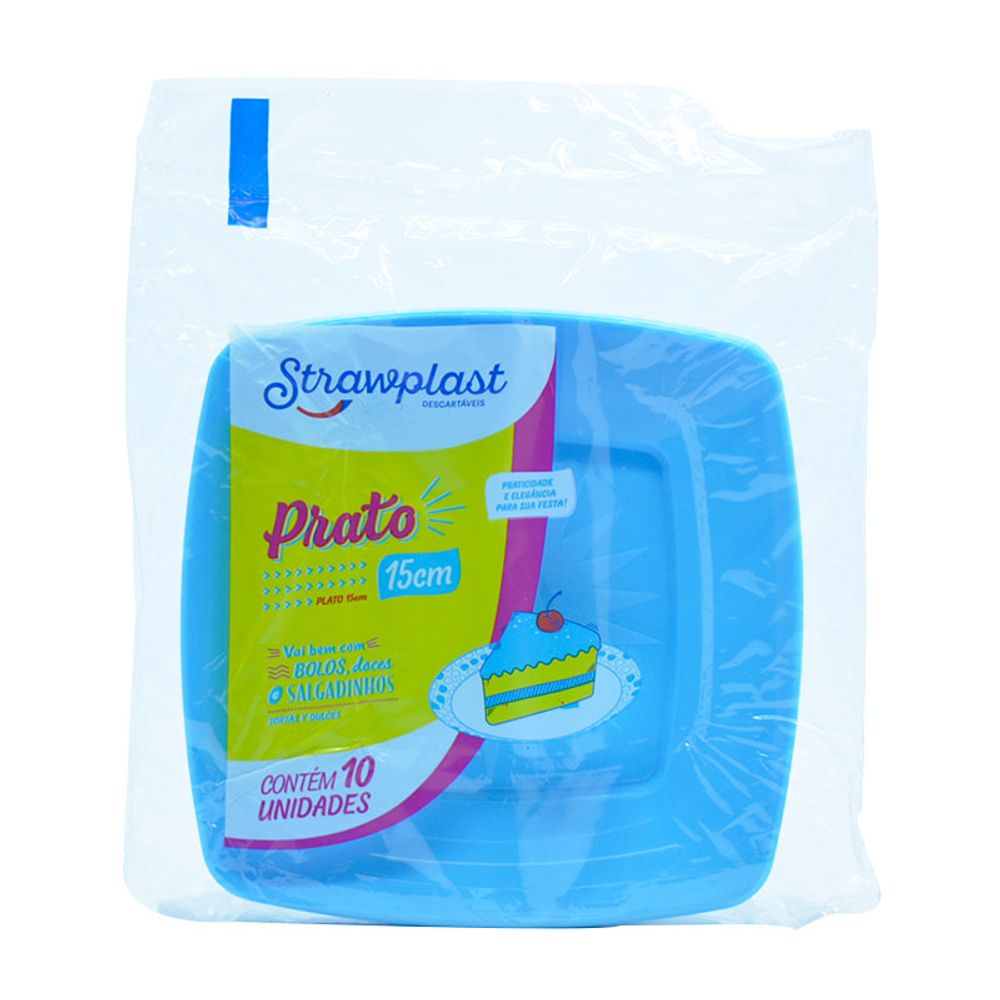 PRATO-QUADRAD-STRAW-AZUL-15CM