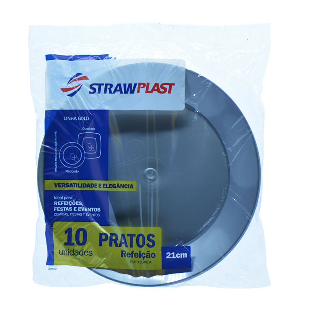 PRATO-REDOND-STRAW-PRATA-21CM