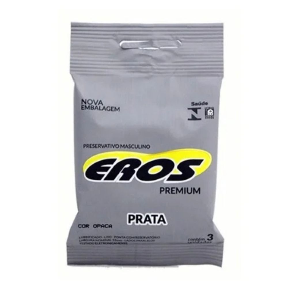 PRESERV-EROS-PRATA-C-3UN
