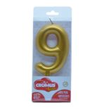 VELA-CROMUS-ARRED-METALIZADO-OURO-N-9