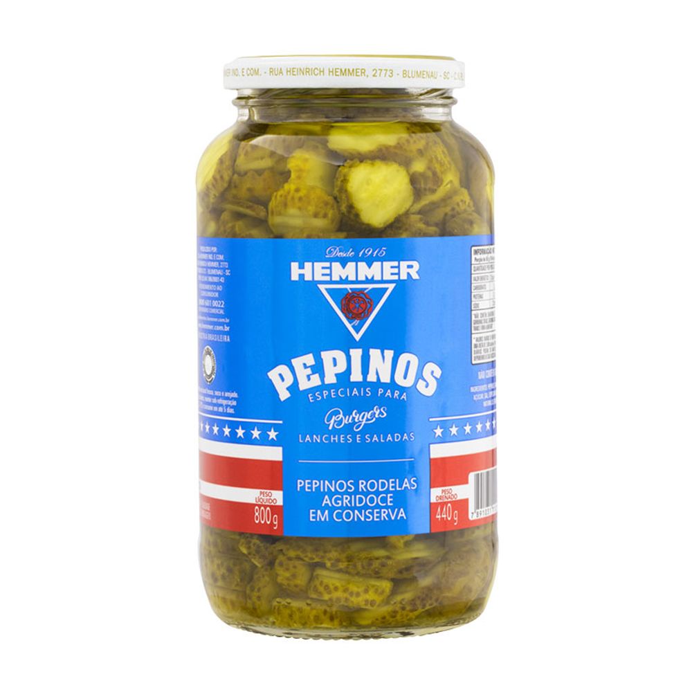 PEPINOS-HEMMER-RODELAS-BURGER-440G