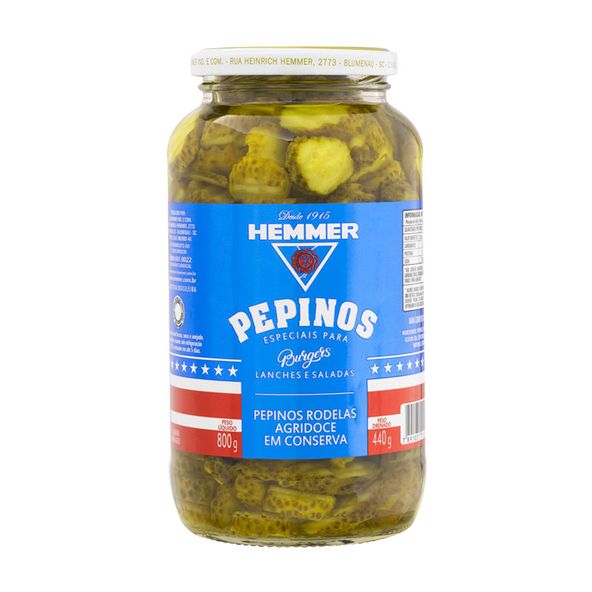 PEPINOS-HEMMER-RODELAS-BURGER-440G