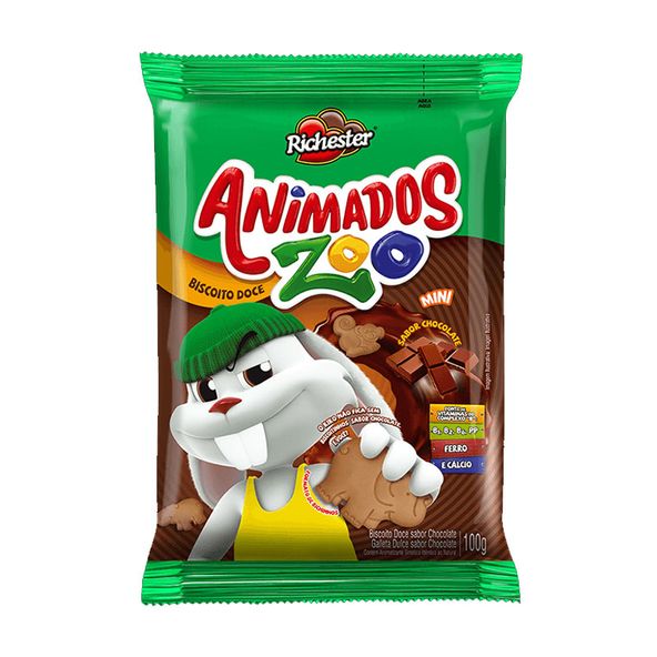 BISC-RICH-ANIM-ZOO-100G-CHOCOLATE