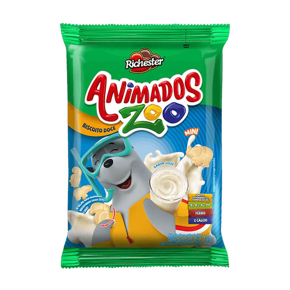 BISC-RICH-ANIM-ZOO-100G-LEITE
