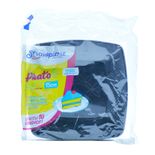 PRATO-QUADRAD-STRAW-PRETO-15CM