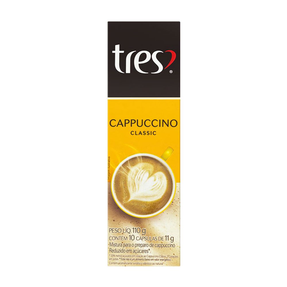 CAPSULA-CAPPUCCINO-TRES-CLASSIC-10X11G