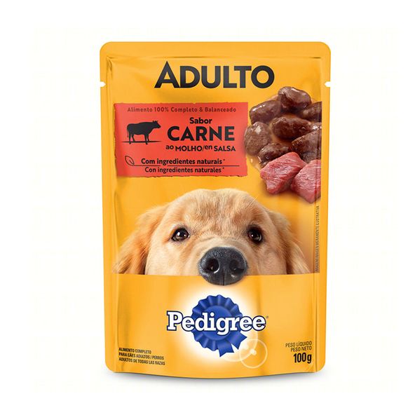 RACAO-PEDIGREE-SH-AD-RM-CARNE-MOLHO-100G