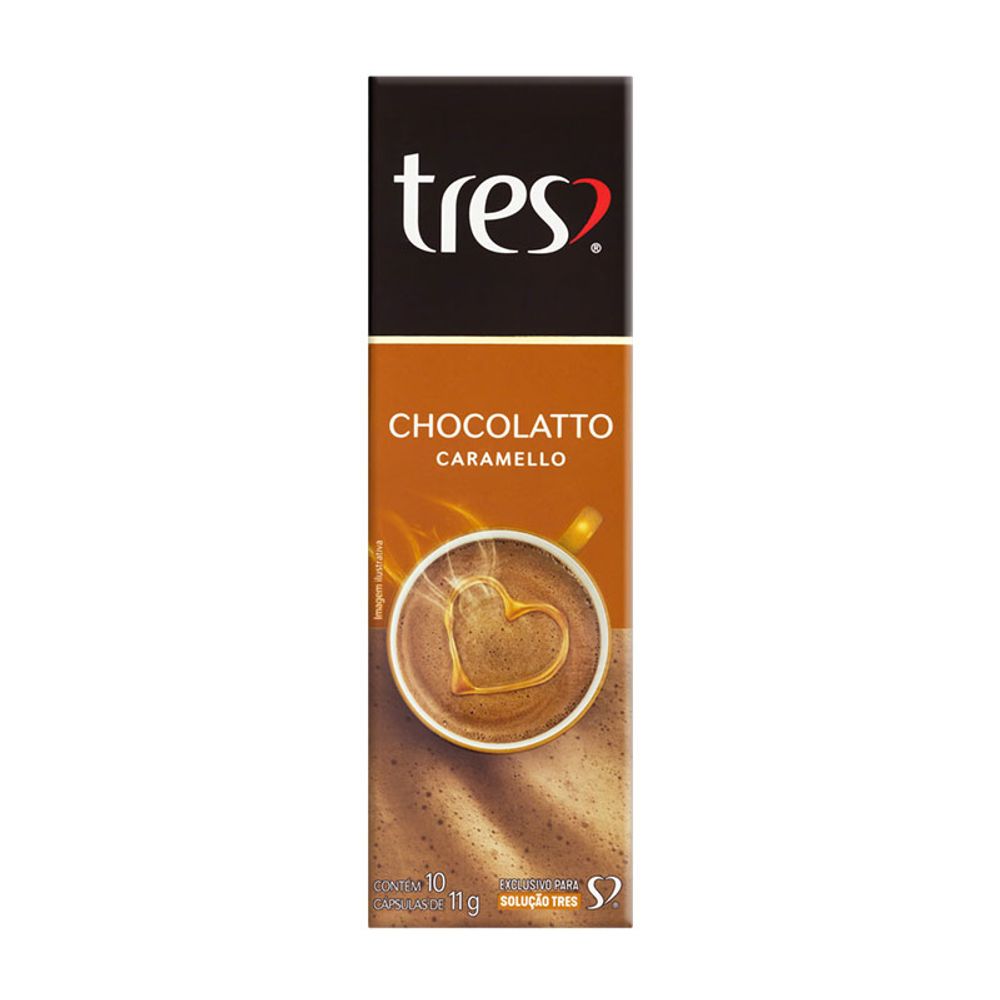 CAPSULA-CHOCOLATTO-TRES-CARAMEL-10X11G