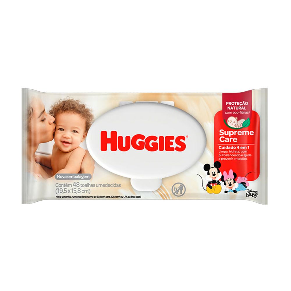 TOALHA-UMED-HUGGIES-SUPREME-CARE